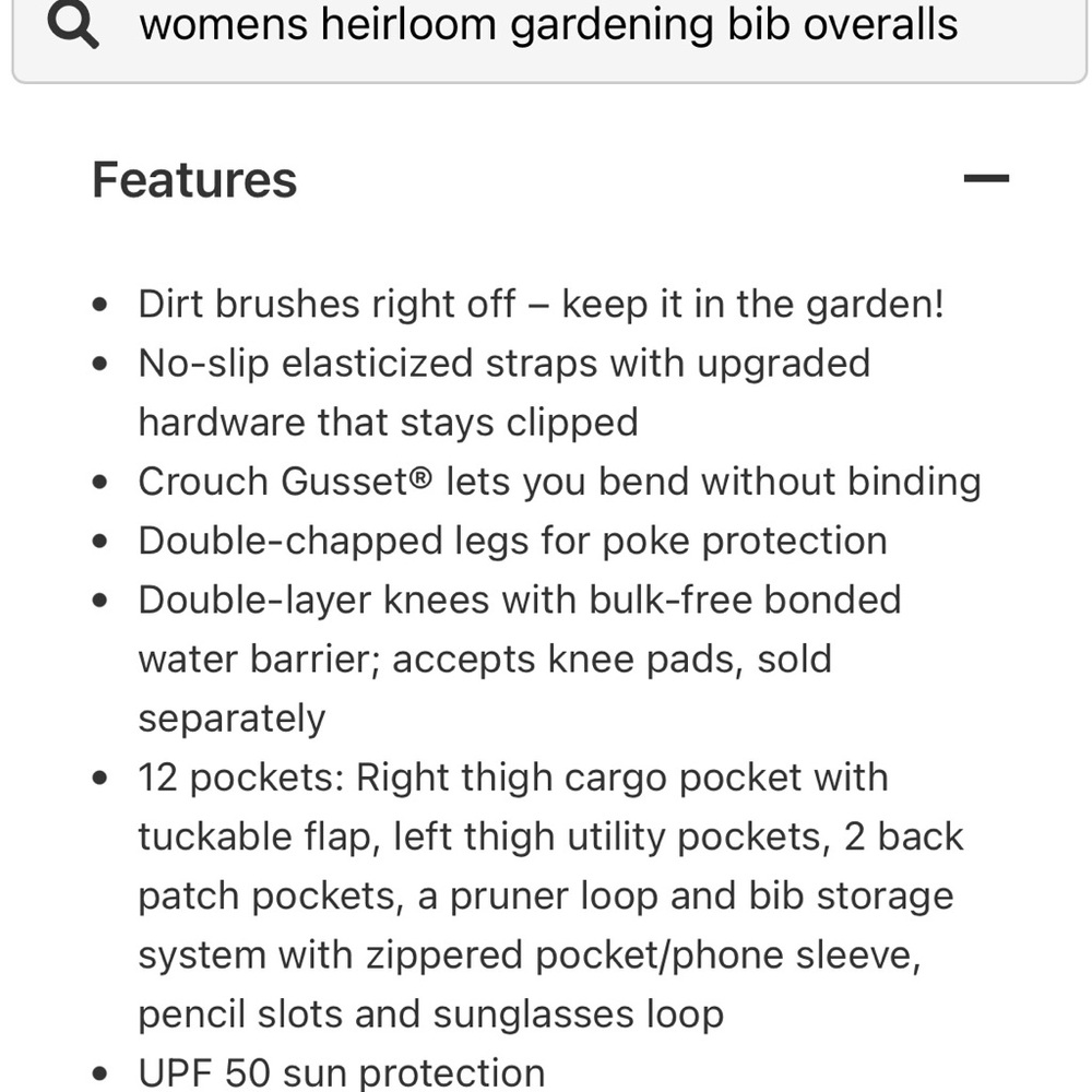 Duluth Trading Gardening Bib Overalls - Picture 12 of 12